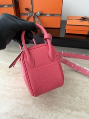 Lindy Mini Rose Azalee Lipstick with Silver Hardware