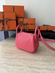 Lindy Mini Rose Azalee Lipstick with Silver Hardware