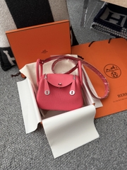 Lindy Mini Rose Azalee Lipstick with Silver Hardware