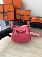 Lindy Mini Rose Azalee Lipstick with Silver Hardware