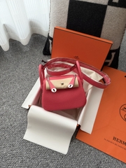 Lindy Mini Rose Azalee Lipstick with Silver Hardware