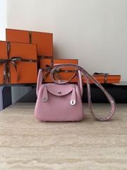 Lindy Mini Original Leather Clemence in Mauve Sylvestre with Silver Hardware