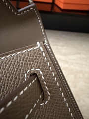 Mini Kelly II Original Leather Epsom Grey CK18