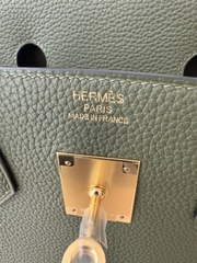 Birkin 30cm Togo Leather Bag V6 Canopy Color Jungle Green Gold Hardware