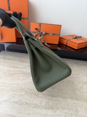 Birkin 30cm Togo Leather Bag V6 Canopy Color Jungle Green Gold Hardware