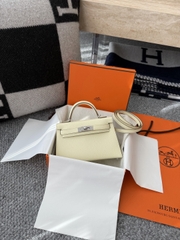 Mini Kelly II Epsom Leather Original - Jaune Milton Color