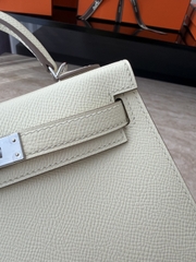 Mini Kelly II Epsom Leather Original - Jaune Milton Color