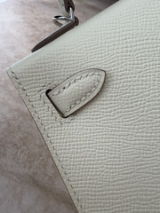 Mini Kelly II Epsom Leather Original - Jaune Milton Color