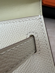 Mini Kelly II Epsom Leather Original - Jaune Milton Color