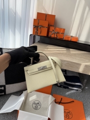 Mini Kelly II Epsom Leather Original - Jaune Milton Color