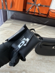 Kelly Moove Original Leather Swift Leather Bag Noir