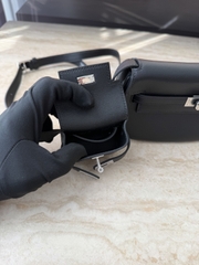 Kelly Moove Original Leather Swift Leather Bag Noir