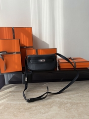 Kelly Moove Original Leather Swift Leather Bag Noir