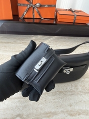 Kelly Moove Original Leather Swift Leather Bag Noir