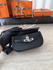 Kelly Moove Original Leather Swift Leather Bag Noir