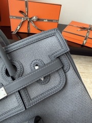 Birkin 25cm Cargo Original Leather Swift Skin Canvas Bag