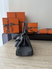 Birkin 25cm Cargo Original Leather Swift Skin Canvas Bag