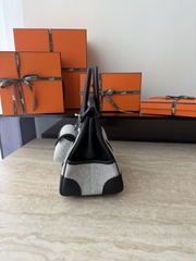 Birkin 25cm Cargo Original Leather Swift Skin Canvas Bag