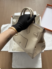 Birkin Cargo - Nata - Swift/ Toile - PHW