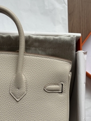 Birkin 25 - Craie- Togo - PHW