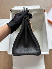Birkin 25 - Noir - Togo - PHW
