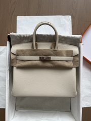 Birkin 25 - Craie- Togo - PHW