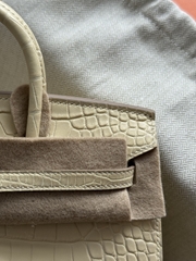 Birkin 20 - Vanilla - Matted Alligatỏ - PHW