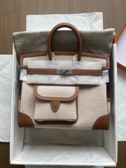 Birkin Cargo - Gold - Swift/ Toile - PHW