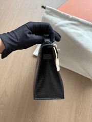 Kelly Pochette - Noir - Lizard - PHW