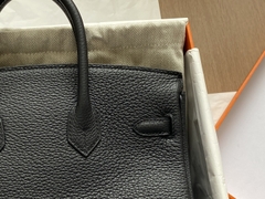 Birkin 25 - Noir - Togo - PHW