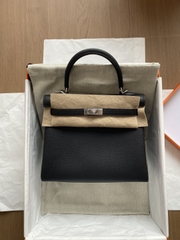 Kelly 25 - Noir - Togo - PHW