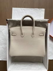Birkin 25 - Craie - Togo - PHW