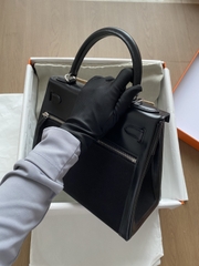 Kelly 28 Lakis - Noir - Box/ Toile - PHW