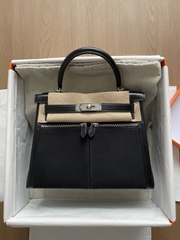 Kelly 28 Lakis - Noir - Box/ Toile - PHW