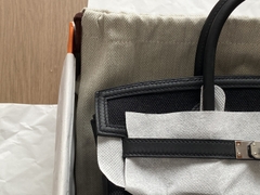 Birkin 25 Cargo - Noir - Swift/ Toile - PHW