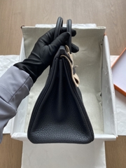 Birkin 25 - Noir - Togo - PHW