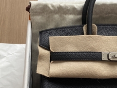 Birkin 25 - Noir - Togo - PHW