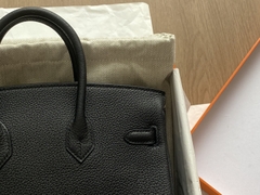 Birkin 25 - Noir - Togo - PHW