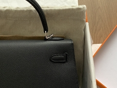 Kelly 25 - Noir - Epsom - PHW