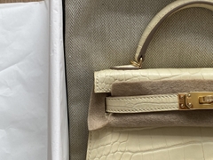 Kelly Mini 2 - Vanilla - Matted Alligator - GHW