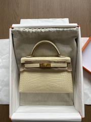 Kelly Mini 2 - Vanilla - Matted Alligator - GHW