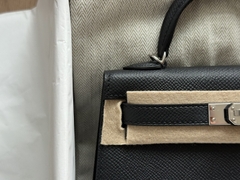 Kelly Mini 2 - Noir - Epsom - PHW