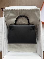 Kelly Mini 2 - Noir - Epsom - PHW