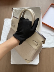 Birkin 25 - Nata- Toile H - PHW