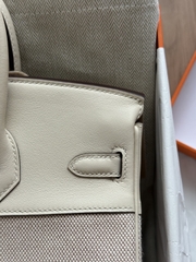 Birkin 25 - Nata- Toile H - PHW