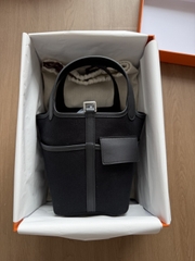 Picotin Cargo - Noir - Swift/Toile - PHW