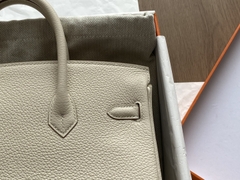 Birkin 25 - Craie - Togo - PHW