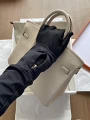Birkin 25 - Craie - Togo - PHW