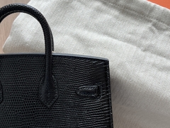 Birkin 20 Sellier - Noir - Lizard - PHW