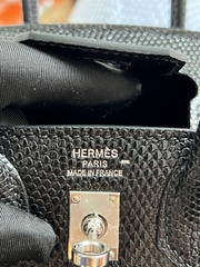 Birkin 20 Sellier - Noir - Lizard - PHW